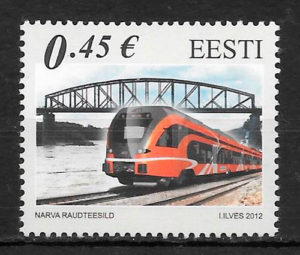 sellos trenes Estonia 2012