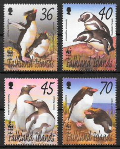 filatelia wwf Falkland Island 2002