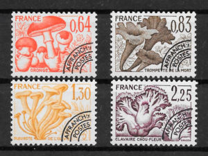 filatelia colección setas Francia 1979