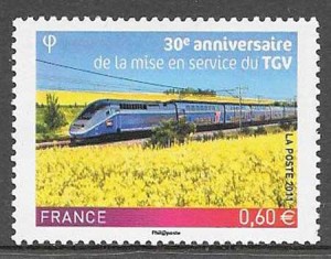 Sellos Francia trenes 2011