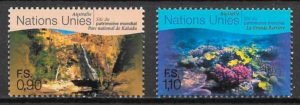 sellos parques naturales Naciones Unidas Genova 1999