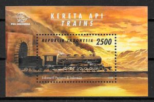 sellos trenes Indonesia 1998