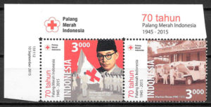 sellos cruz roja Indonesia 2015