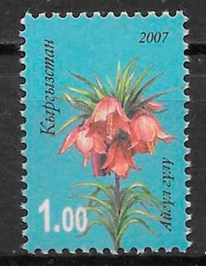 filatelia coleccion flora Kirgikistan 2007