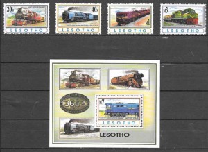 sellos colección Lesotho 1993