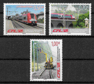 filatelia trenes Luxemburgo 2006