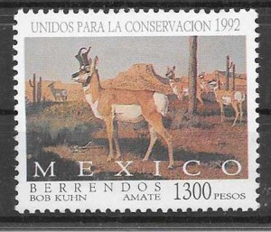 sellos colección fauna México 1992