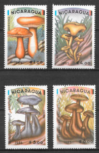 sellos setas Nicaragua 1985