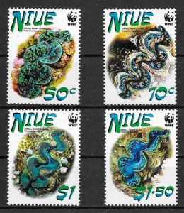 filatelia fauna wwf Niue 2002