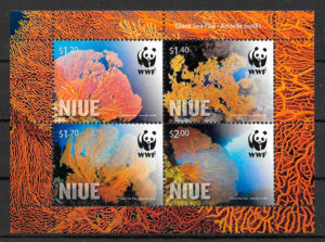 sellos wwf Niue 20012