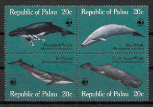 sellos wwf Palau 1983