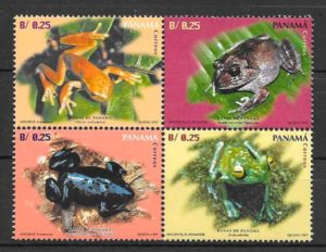 sellos Panama 1997 fauna