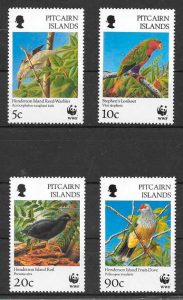 filatelia fauna wwf Pitcairin Island1996