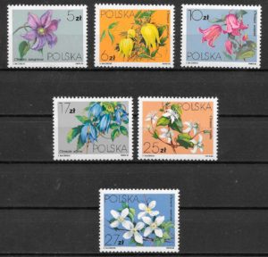 filatelia coleccion flora Polonia 1984