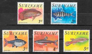 filatelia fauna Surinam 1978