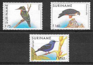 filatelia fauna Suriname 1996