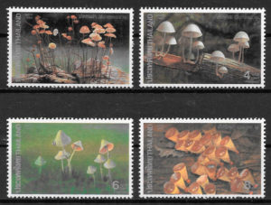 colección sellos setas Tailandia 1993