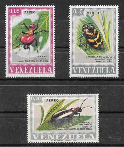 sellos fauna Venezuela 1968