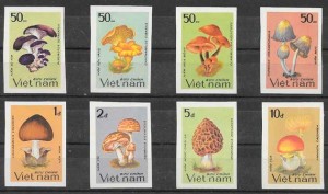 colección sellos setas Viet Nam 1983