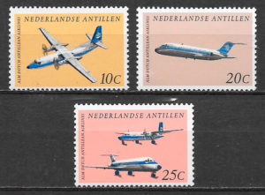 filatelia colección transporte Antillas Holandesas 1968