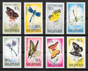 Albania 1966 01 Mariposas Sellos Filatelia