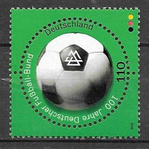 sellos colección fútbol Alemania 2000