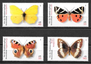 sellos mariposas Alemania 2005