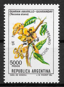 sellos flora Argentina 1982