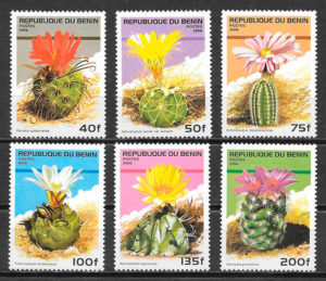 colección sellos flora Benin 1996