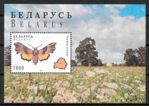 sellos mariposa Bielorrusia 1996