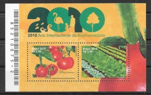 Sellos Brasil 2010 frutas