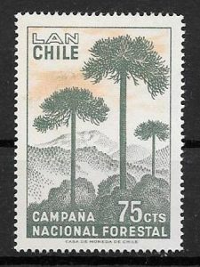 colección sellos flora Chile 1967