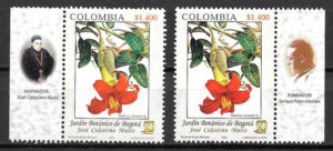 colección sello flora Colombia 2005