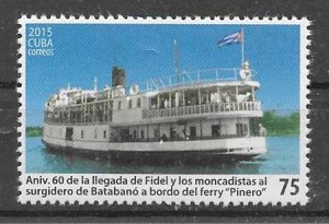 sellos colección transporte Cuba 2015