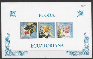 Filatelia Ecuador flora 1972