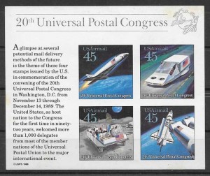 sellos transporte EE:UU 1989