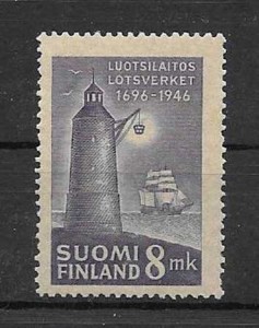 Sello Faro 1946 de Finlandia