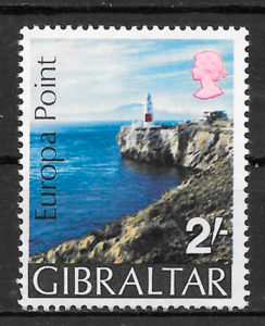 filatelia faros Gibraltar 1970