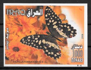 colección sellos mariposas Iraq 2006