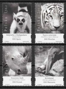 filatelia coleccion fauna Polonia 2005