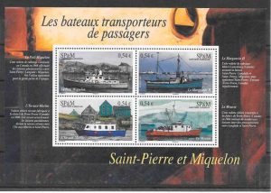 filatelia transporte San Pierre y Miquelon 2007