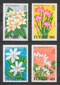 filatelia colección flora Tuvalu 1978