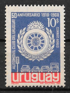 filatelia transporte Uruguay 1969