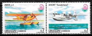 sellos transporte Uruguay 1999