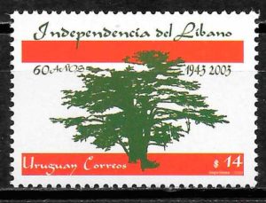 coleccion selllos flora Uruguay 2003