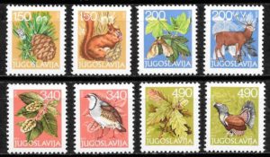 filatelia fauna y flora Yugoslavia 1978