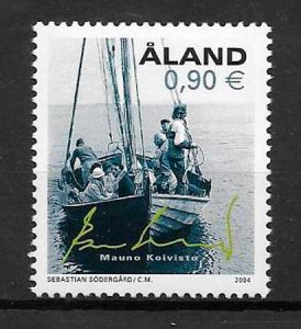 colección sellos transporte Aland 2004