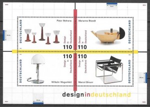 colección sellos arte 1998 Alemania