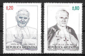 sellos personalidad Argentina 1987