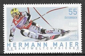 colección sellos deporte Austria 2004